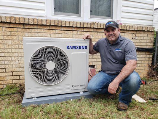 New High Efficiency Samsung Ductless Heat Pump