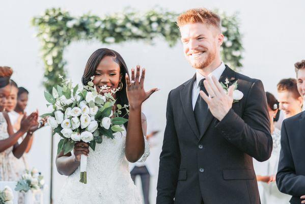 Our beautiful couple started their journey from KUE event space