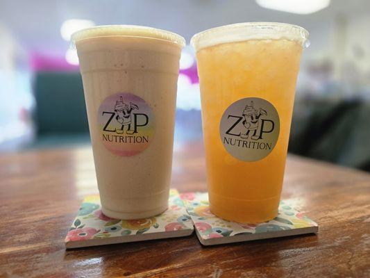 Lemon Poundcake Smoothie + Honolulu Tea