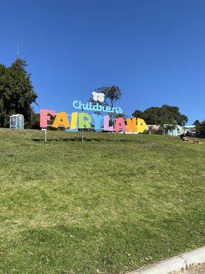 Fairyland Sign