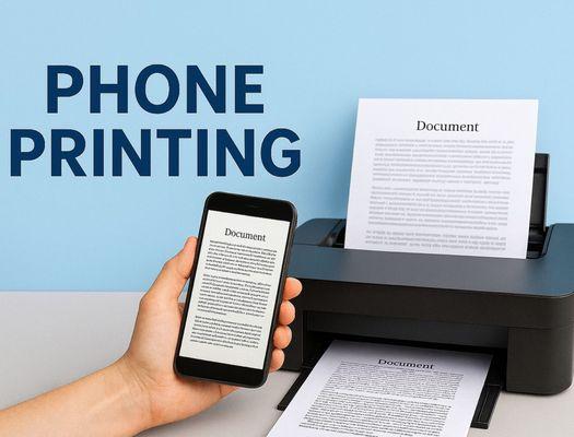 Print Directly from your phone