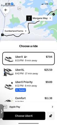 Proof of Uber charge but I don't want to put my bank info to show his charge but regardless he is a Crook