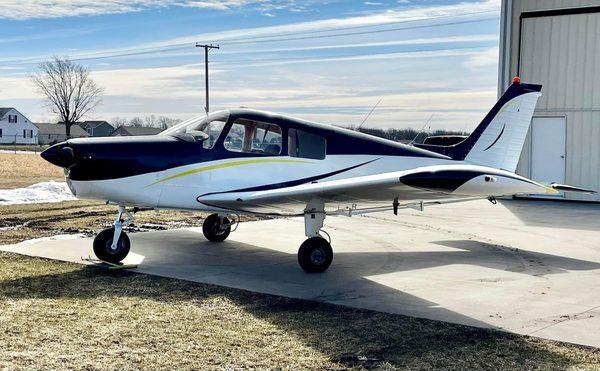 Our Piper Cherokee, equipped with dual G5's, GTA345, GTN650, GTR225 as comm 2 and GTX345 for ADS-B in/out.