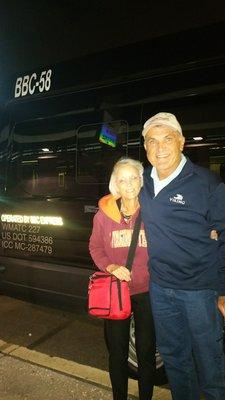 Thanksgiving eve. On time with a smile, warm van and great service.