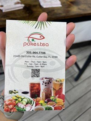 Poke & Tea