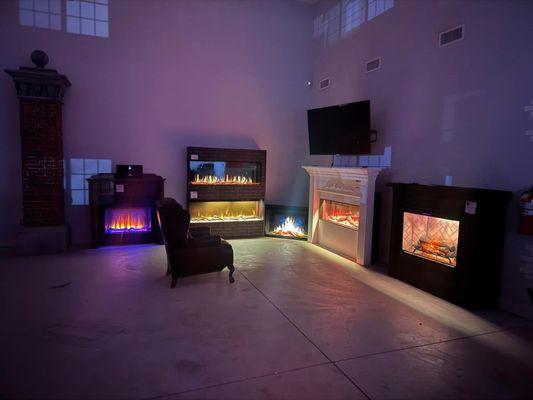 Come check out all the unique Wood Burning and Electric units we have to offer.