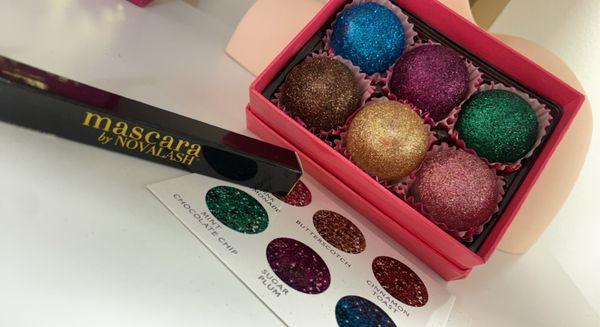 Novalash products: Glitter Lashes Extension approved mascara