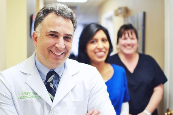 Dr. Grande and dental team at Herndon, Virginia