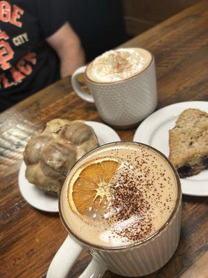 Orange & Mexi Mochas - scone