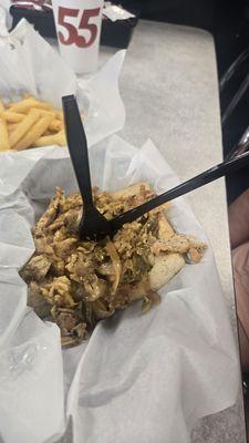 Chicken Cheesesteak with all the fixings