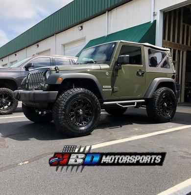 Operation Celery 2.5" Rubicon Kit 35" Nitto Terra Grappler G2 18" XD 800 Wheel