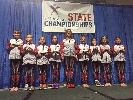 NYS USA junior Olympic gymnastics meet