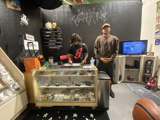 We have hard working employees on standby