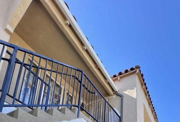 New aluminum gutters installed just in time for the painters!