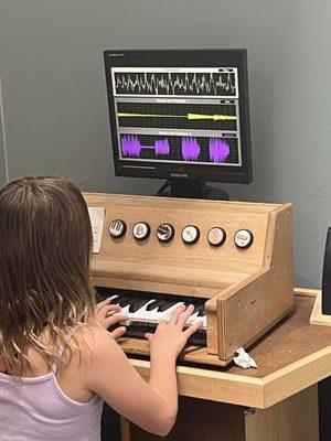 A piano related activity.