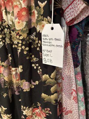 All tags have info in addition to the price!