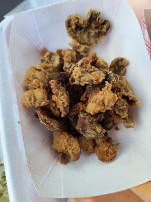 Fried portobello mushrooms - yasss