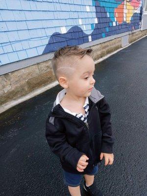 This picture is from over the summer, and it kept my little boy boy both looking and feeling cool.