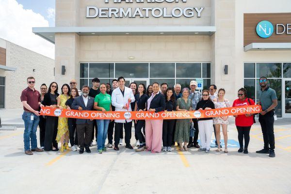 Ribbon Cutting Ceremony with the Missouri City Mayor Robin Elackatt, Mayor Pro Tem Sonya Borwn-Marshall, Councilmember llynn Clouser