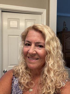 The color and highlights Christina used