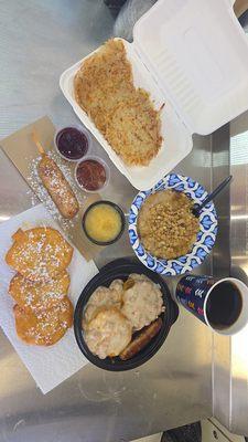 The Wild Brunch Menu Items Prepared