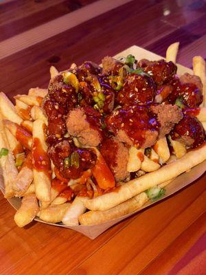 Gochujang Fried Chicken and Fries