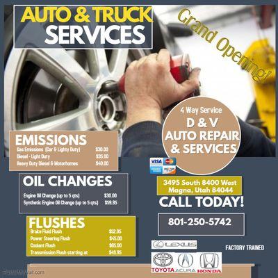 D & V Auto Repairs