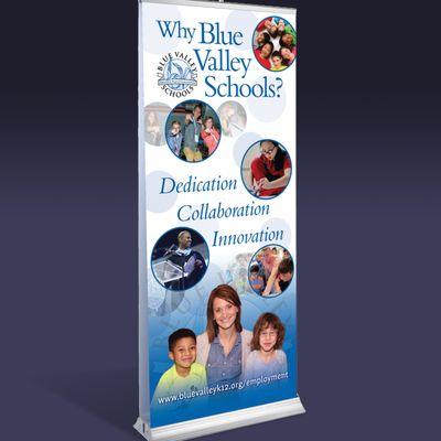 School District HR Dept - recruitment show pop-up banner