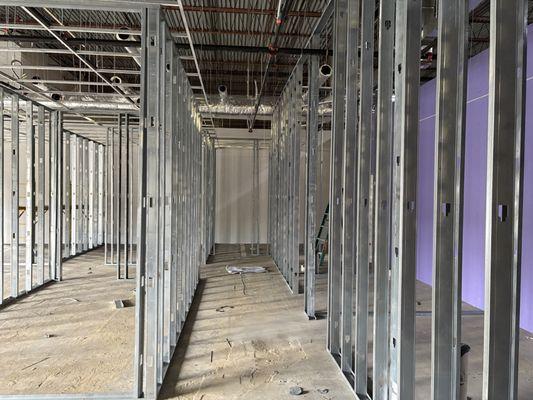 Metal Framing and Ceiling