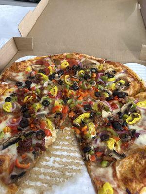 Supreme on New York crust. Perfection