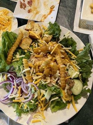 Marina salad with grilled chicken