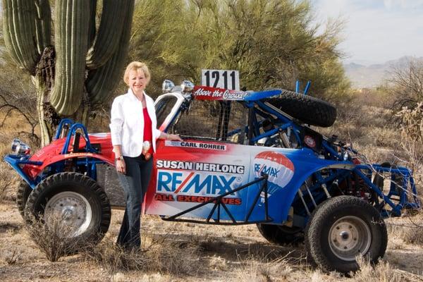 Susan Herlong Sponsor of the RE/MAX Race Car