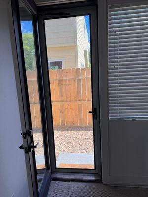 All of our screens are see-through