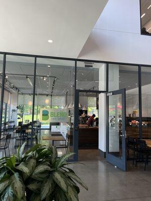 Front of cafe
