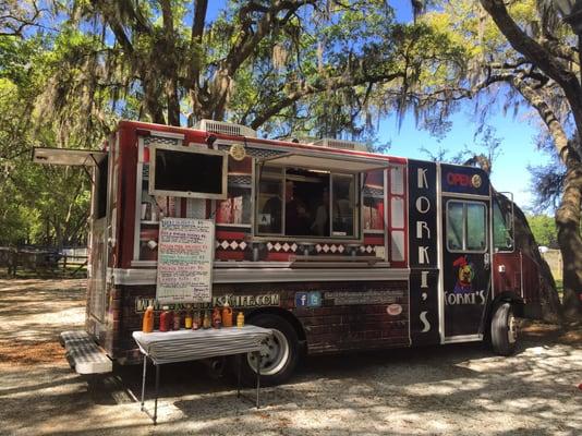 Korkis kafe for sippin' Saturday at firefly distillery!