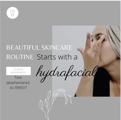 New service!!! Hydra facial