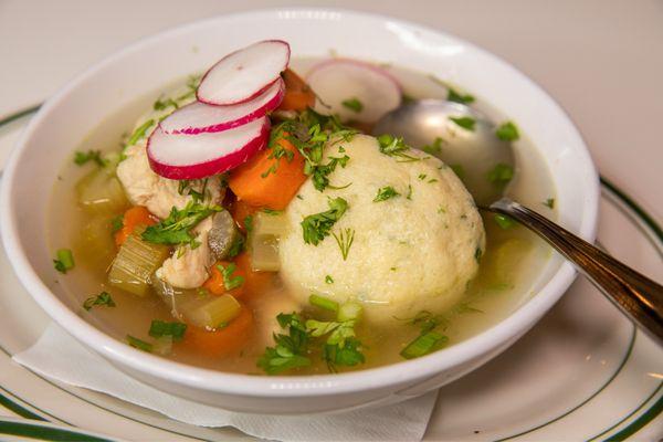 Matzo ball soup