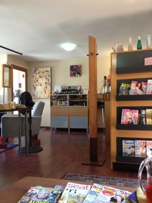 View from the waiting area