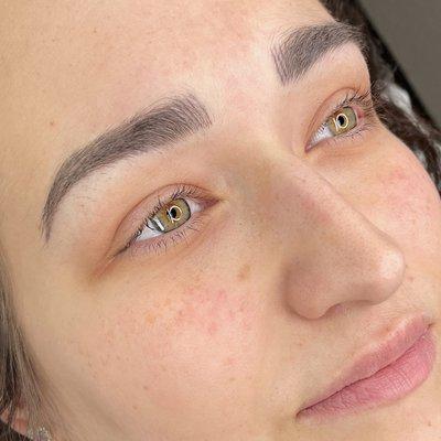 Microblading. This is our second session fine tuning the details