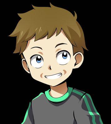 An animated picture of my loved son who the company is named after
