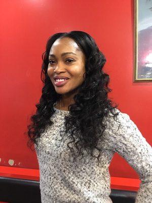 Client is loving her hairstyle