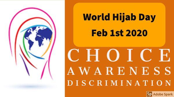 FEB 1, World Hijab Day Choice Awareness Discrimination