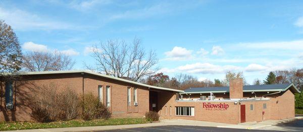 Our building, during the fall season.