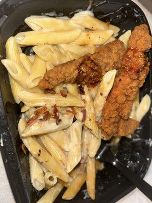 Very disappointed. Hot honey chicken 4 Mac and cheese no cheese sauce or honey sauce