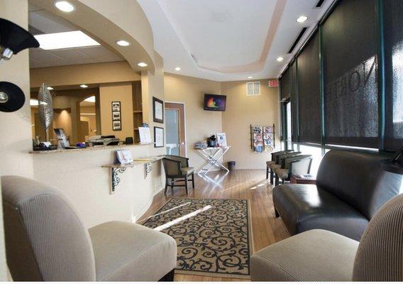 Comfortable waiting area.