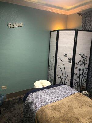 It's time to relax leave your stress at the door.