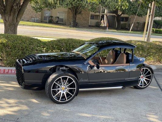 2023 Vanderhall Carmel with the sounds system that outperforms style, looks, install, qualities , and sound. 
 I'm so very pleased. 
 Erin S