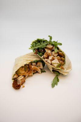 Savory items that are protein packed and delicious! Dairy-free chicken pesto wraps, pesto grilled cheese, egg bowls, etc.
