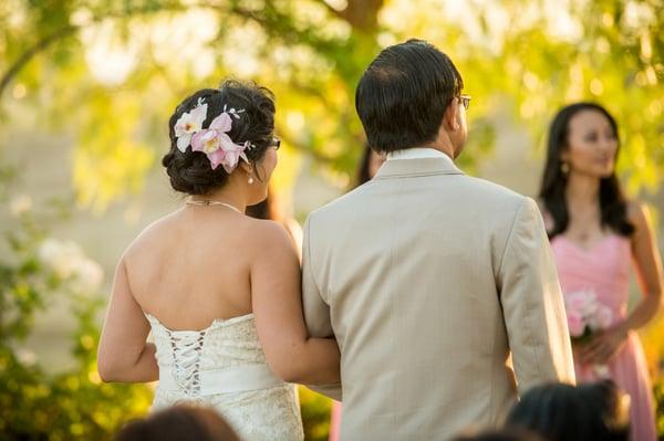The wedding braided hairstyle by Vicky Wong