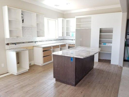 Just a little before it was fully completed, was a long process but well worth it!